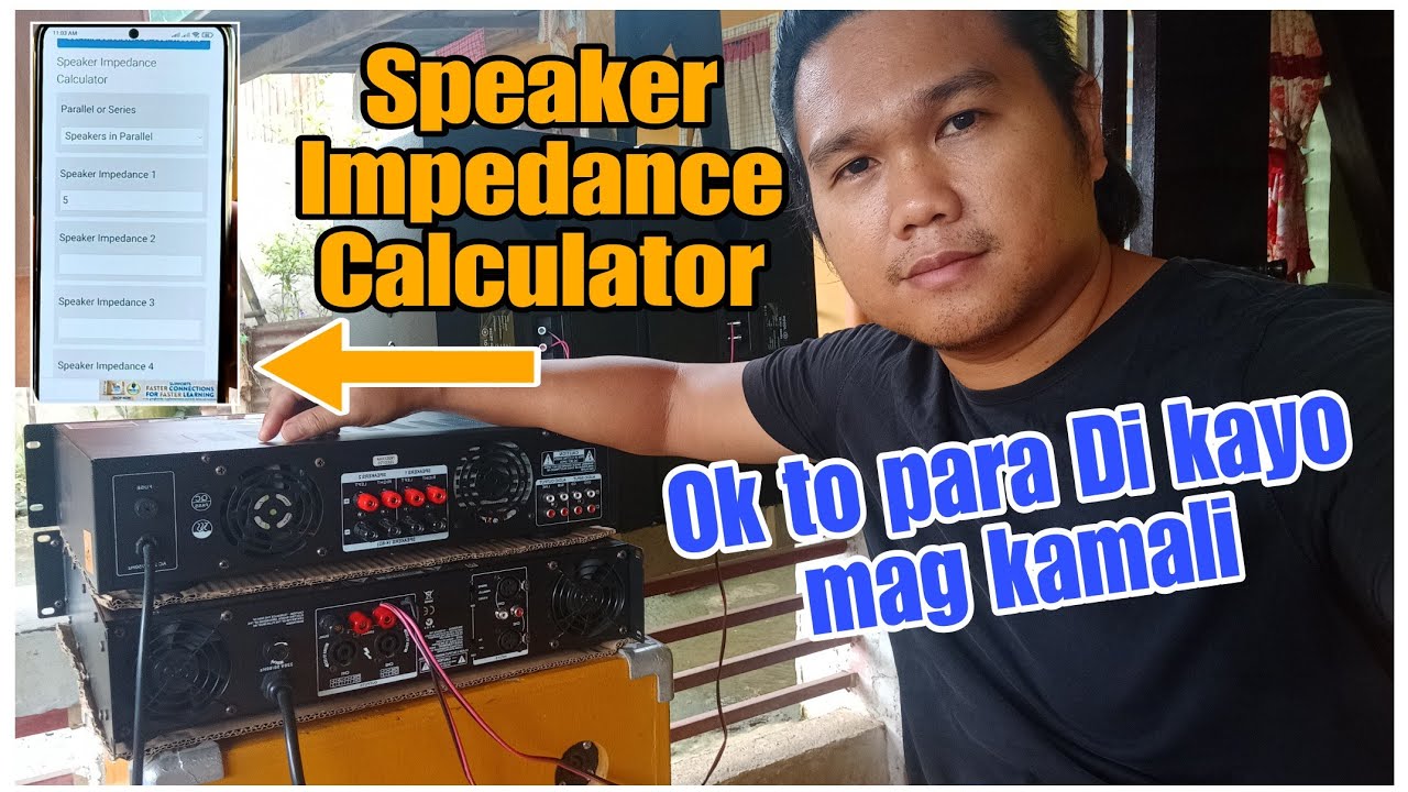 Sound System Basic Tips Speaker Impedance Calculator - YouTube