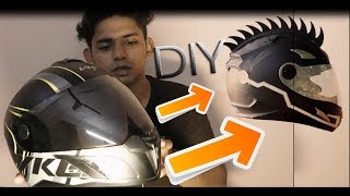 DIY Spikes modification on Helmet - Simple