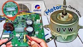 Gree Inverter AC PCB Repair: Fixing the UVW Fan Motor Circuit