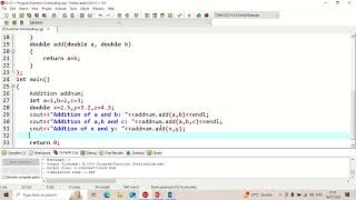 C++ Function Overloading: Same Name, Different Parameters Example