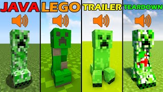 minecraft sounds java vs lego vs trailer vs teardown