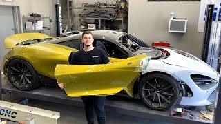 Fixing my McLaren 720s Fiber Glass Doors ! - Episode 18