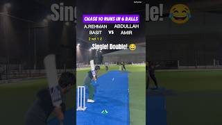 Easy Challenge Tha? 😂 Chase 10 Runs In 6 Balls - Off Yorker #cricketlover #youtubeshorts #shorts