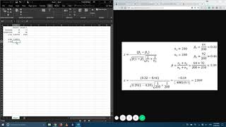 Excel: Test Statistic Proportion (Two Sample)