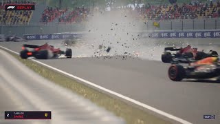 THE BIGGEST CRASH IN F1 MANAGER 23!!!
