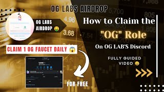 OG LABS Airdrop 🤑 | How to Claim the \