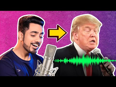 How can I make my voice sound like a celebrity?