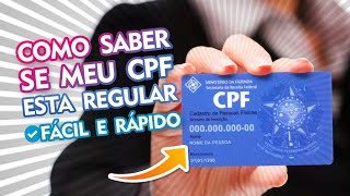 Como saber se meu CPF está regular na Receita Federal