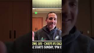 Eagles GM Howie Roseman speaks on facing Chiefs HC Andy Reid on Sunday 💪 | SPEAK #shorts