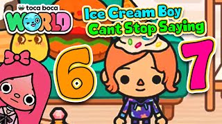 Ice Cream Boy CAN'T Stop Saying 67! (what is this video 🥀) - Toca Life World