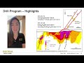 phase 1 drill results highlights featuring dryden s president maura kolb p. geo.