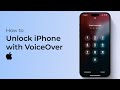 How to Unlock Your iPhone with Voiceover?
