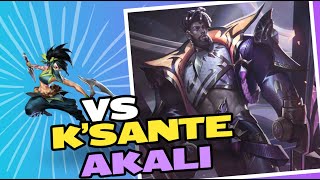 (My POV) REWORKED K'sante vs Akali (Absolute 1v5 Cinema!)