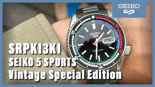 Unboxing The Seiko 5 Sports Vintage SRPK13K1 - Special Edition