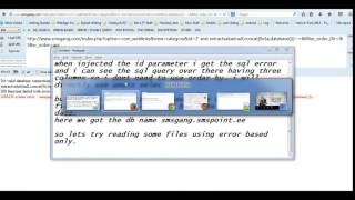 [SQL injection] Upload shell Using SQL and Read files Using Error based SQLi