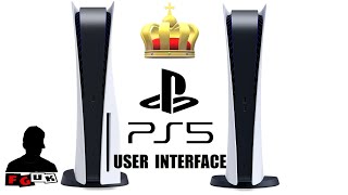 PS5 User Interface is Beautifully Designed. Instant, Customizable, Elegance & Simplicity!