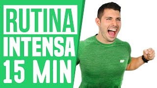 RUTINA CARDIO INTENSA [15 MIN] - HIIT QUEMA GRASA - SERGIO PEINADO