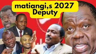 Revealed: See Matiang’i ‘s 2027 Running mate 🚔