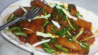 कच्च्या बटाट्या पासून बनवा एकदम झटपटीत असा नाष्टा/ crispy chilli potato recipe/ sushama chame