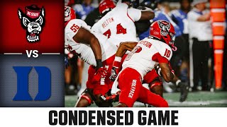 NC State vs. Duke Condensed Game | 2023 ACC Football