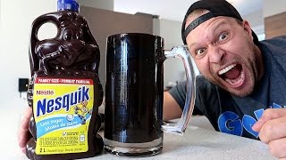 2 Liter Chocolate Syrup Challenge (6,666 Calories)