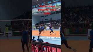 Volleyball #sports  spike by Rabin Chand thakuri #nepali #volleyball