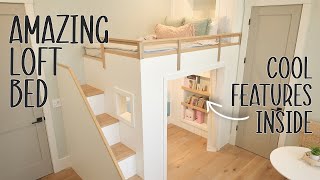 Amazing Loft Bed with TONS of Cool Features!