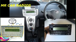 HOW TO FIX AND REPAIR || BY PASS ,CLEAR SECURITY CODE IN TOYOTA CAR STEREO 2004-2010