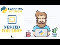 Nested FOR Loops in Python (Loop in Loop) - Python Tutorial for Beginners