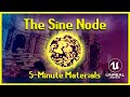 Sine and Cosine Nodes | 5-Minute Materials [UE4]