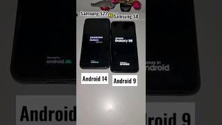 Samsung Galaxy S22 vs. Samsung Galaxy S8 boot up! Android 14 vs. Android 9 #s22