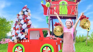 Christmas Decorations DIY for Bug's Home 🎄 Little Big Toys