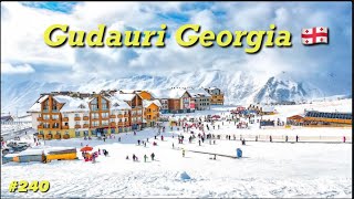 Georgia Gudauri Ski Resort | Beautiful Snow Mountain | Things To Do In Tbilisi Georgia