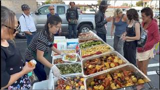 Making Simple Seafood Buffet For The Homeless People!