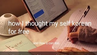 Basic Guide to korea Self- Study [Tips + Resources]