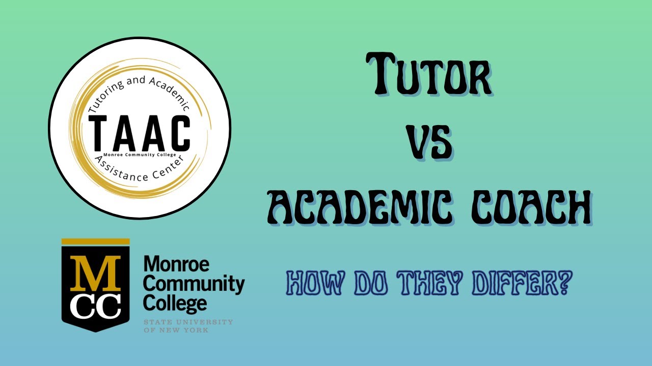 Tutor Vs Academic Coach: How Are They Different? - YouTube