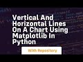 Vertical and horizontal lines on a chart using matplotlib in python