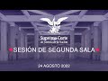 Sesión de Segunda Sala de la SCJN - 24 agosto 2022