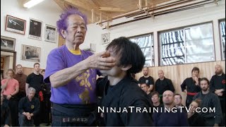 Ninja Grandmaster Masaaki Hatsumi Sensei - Budo Taijutsu at Hombu Dojo