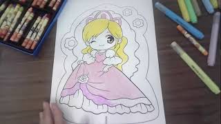 drawing Princess in pink dress episode 2