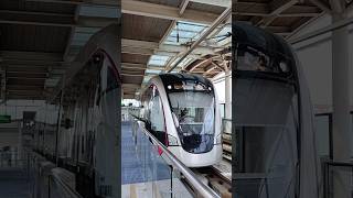 南京麒麟有軌電車　中国中車南京浦鎮車輛有限公司製CINIUS発車　2024/8/23