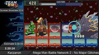 Mega Man Battle Network 2 - Speedrun by Keizaron ~ Summer Showcase 2018