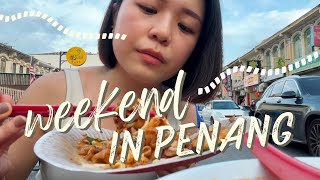 sg-penang travel vlog (part 1): georgetown, presgrave street hawker, hin market, the maker, etc