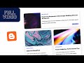 [FULL VIDEO] Design Responsive Posts Grid Layout Using HTML, CSS & JS | Blogger