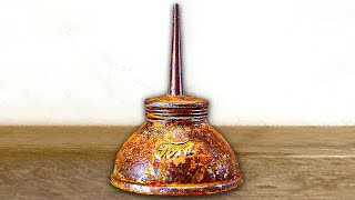 Vintage Ford Model T Oil Can - A Rusty Restoration
