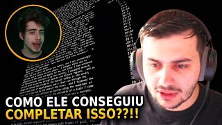 O CELLBIT CONSEGUIU RESOLVER UM DESAFIO IMPOSSÍVEL DO CICADA 3301??!!