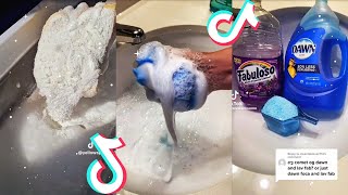 1H of Satisfying Sudsy Sponge Squeezing 🧼 ASMR 🔊TikTok Compilation✨Cleaning TikToks Compilation