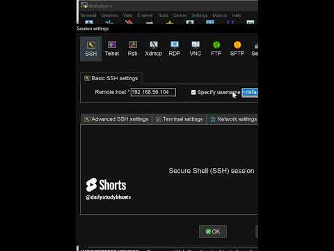 how to ssh to a Linux machine using mobaxterm   #Linuxstudy #linuxinterviewquestions #linuxshorts