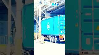 大型海上コンテナトレーラー（COSCO SHIPPING）走行動画‼️#shorts #トレーラー走行動画