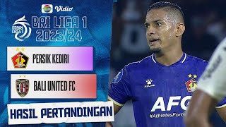Hasil Akhir Pertandingan - Persik Kediri Vs Bali United FC | BRI Liga 1 2023/24